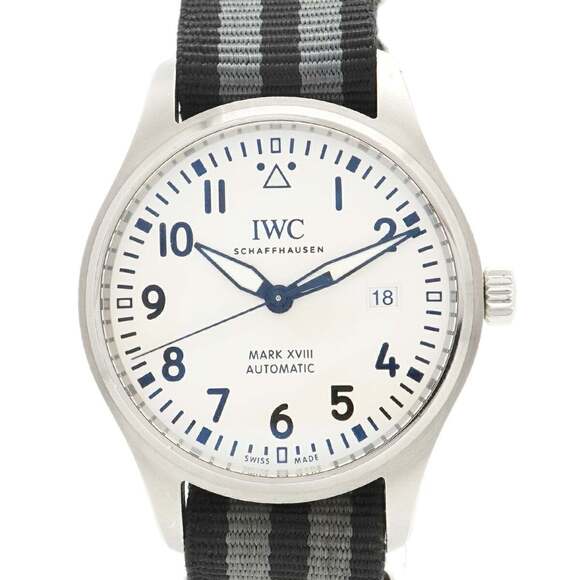 IWC Schaffhausen Pilot IW327002 Silver Dial Men's Watch